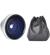 Acouto Fish Eye Lens for Camera 37mm 0.25X Super Fisheye Additional Lens for 37mm Caliber Camera ...