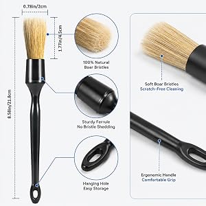 Rim Cleaner Brush for Car Detailing
