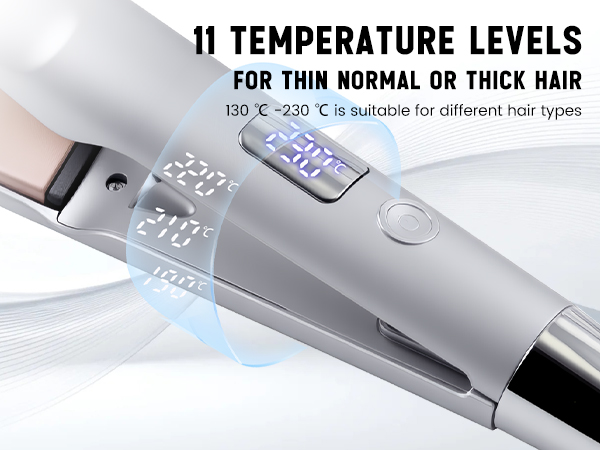 hair straightener curler combo