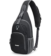 G4Free RFID Sling Bag Crossbody Backpack Small Chest Shoulder Bag Hiking Outdoor
