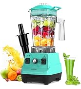 OMMO Blender 1800W, Professional High Speed Countertop Blender with Durable Stainless Steel Blade...