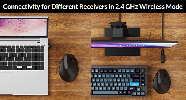 Keychron M5 Wireless Ergonomic Mouse