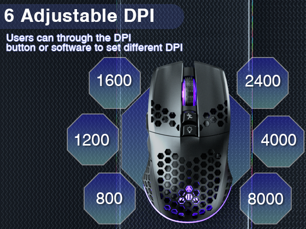 wireless gaming mouse wireless mouse gamer Rechargeable programmable custom mouse