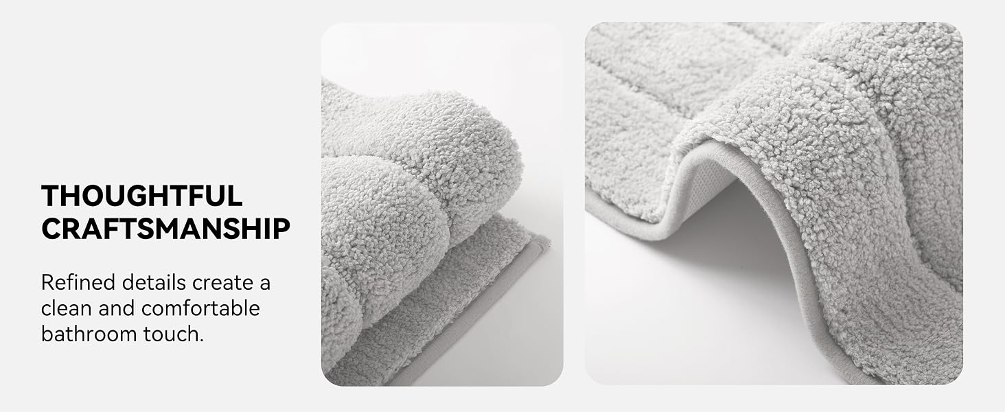 GRANNY SAYS Gray Bathroom Rugs