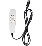 LiebeWH Lift Chair Remote Control Replacement, Universal Two Button 5 Pin ABS Recliner Remote Con...