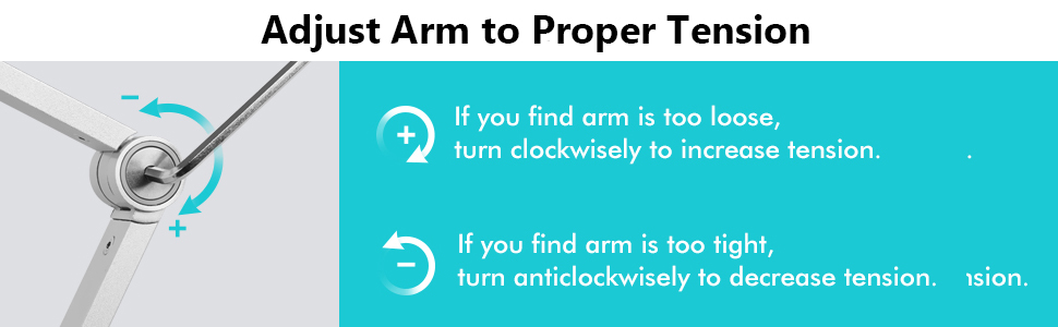 adjust arm