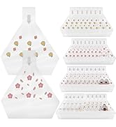 iplusmile Triangle Onigiri Wrappers Bags, 100Pcs Food Grade Plastic Japanese Easy Tear Onigiri Ba...