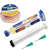 Solder flux for Electronics Soldering, No Clean Soldering Flux Paste & Desoldering Wick