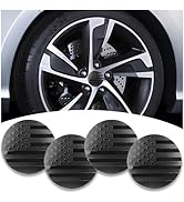 4PCS American Flag Car Wheel Center Caps,Wheel Hub Caps Sticker Compatible with 56mm/2.2 Inch Whe...