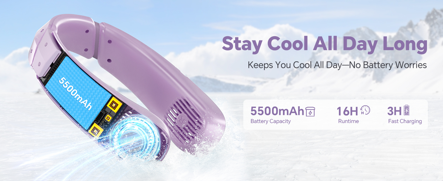 neck fan rechargeable