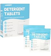 60Pcs Detergent Tablets for Baby Bottle Washer, Sterilizer and Dryer, Safe and Effective Cleaning...