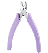 Purple Manicure Nail Pliers for Rhinestones Gems Picker Removal Wire Cutter Nail Unloading Nipper...