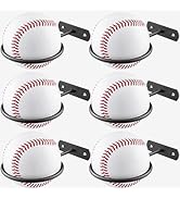 ASZUNE 6Pack Baseball Holder,Bulk Baseball Wall Mount Holders Softball Display Memorabilia Holder...