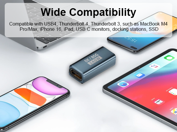 usb c female to female adapter