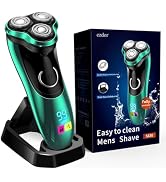 Electric Razor for Men, Electric Shaver for Men, Rechargeable Men’s Electric Shavers, Charging St...
