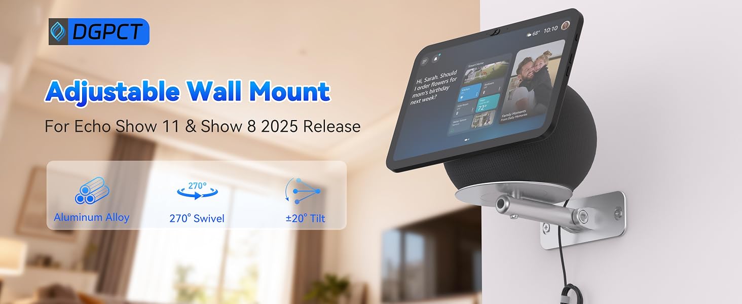 echo show 8 wall mount