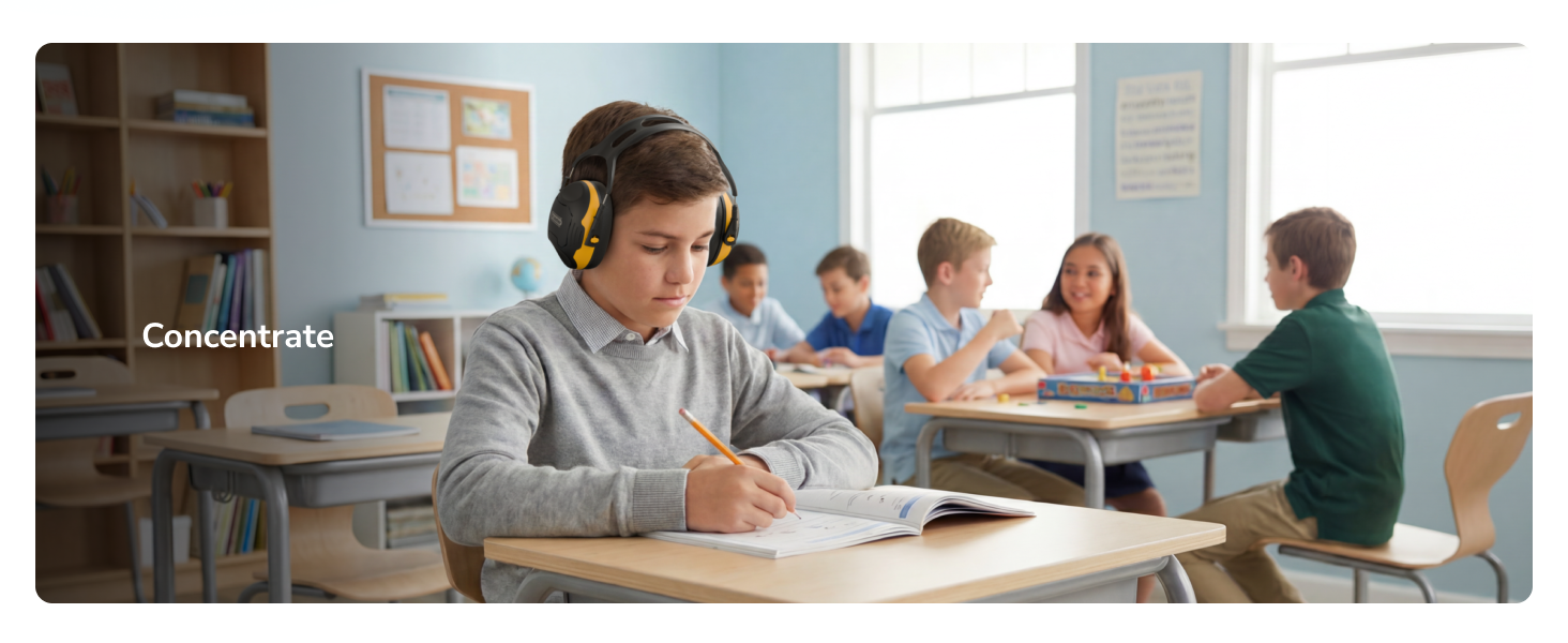 Ear Protection Noise Cancelling Headphones for Kids Toddlers Ear Muffs Hearing Protection Earmuffs
