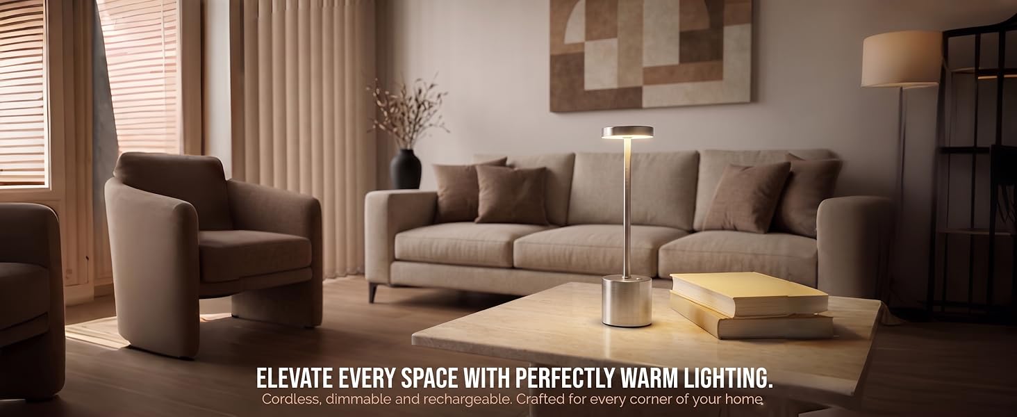 cordless table lamp for Liivingroom