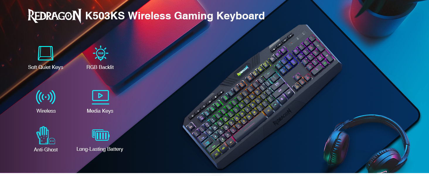 wireless gaming keyboard