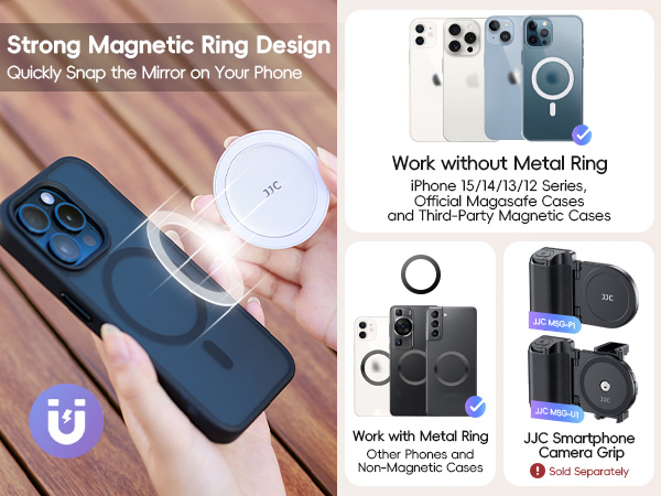 Magnetic Phone Selfie Plane Mirror