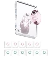 Zreal Acrylic Wall Hooks, Adhesive Hooks 12-Pack, Diamond Hooks Wall Hangers, Color Decorative Ho...