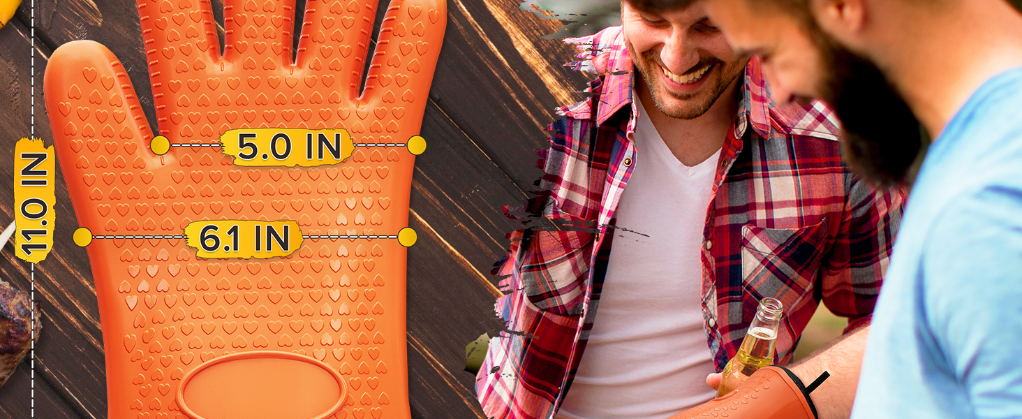 our grilling gloves consist of heat proof for men oven gloves and grill gloves or silicone mitts