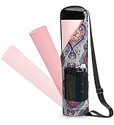 Fancy Forest KALIDI Yoga Mat Bag, Full-zip with Large Pocket and Breathable Window,For 1/4-Inch 1...