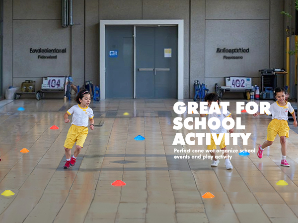 Prefect training cones for school activities