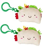 Taco Cat Goat Cheese Pizza Plush Keychain Sets
