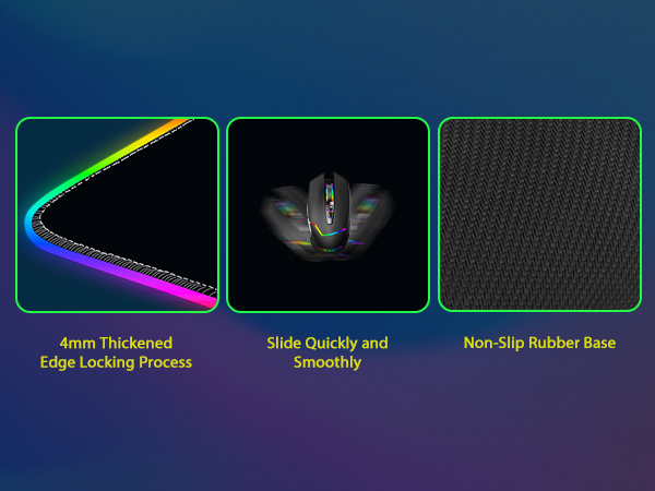 Cool rgb charging mouse pad