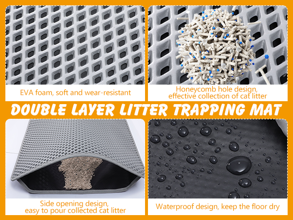 Double Layer Cat Litter Mat