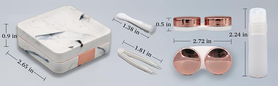 contact lens case pink