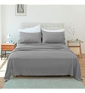 Silky Soft Queen Sheet Set - Breathable Microfiber Bed Sheets for Queen Size Bed, 16" Extra Deep ...