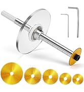 Inside Pipe Cutter for PVC Pipe, Cutter Tool Set with Scale Adjustable Depth Gauge, 5PCS Saw Blad...