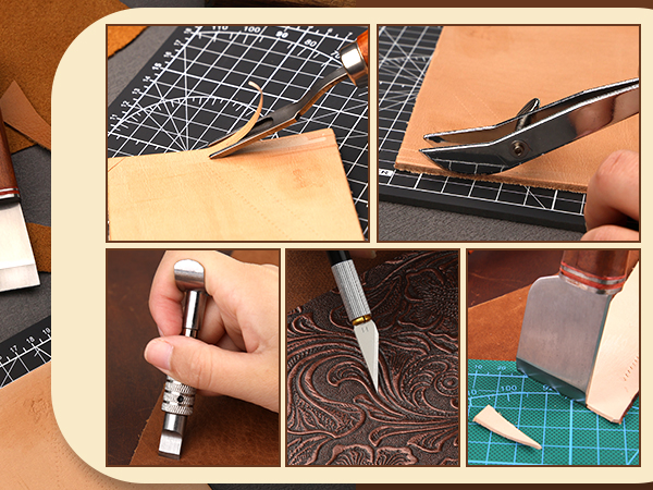 TLKKUE Leather Tooling Kit