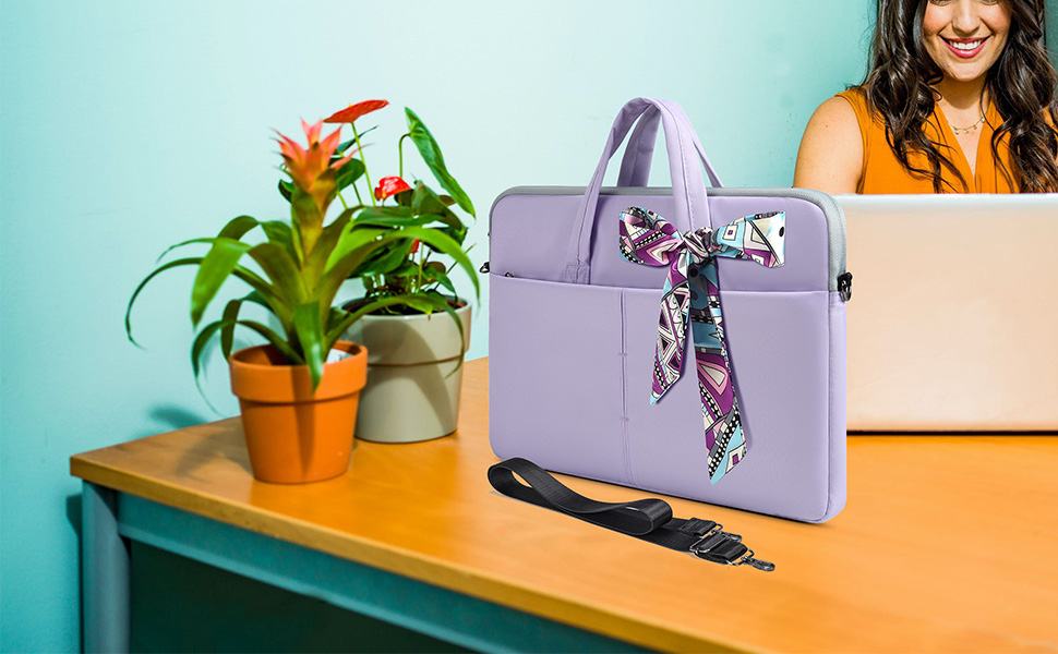 Waterproof Laptop Shoulder Bag for Ladies Women Briefcase