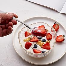 metal spoons