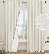 linen blackout curtains