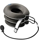 Cervical Neck Traction Device for Neck Pain Relief - Inflatable Neck Stretcher Traction Collar fo...
