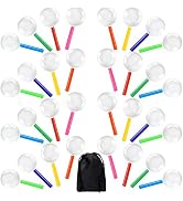 Elcoho 32 Pack Magnifying Glasses for Young People Plastic Colorful Magnifying Glasses for Party ...