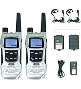 BTECH FRS-A1 2-Pack Walkie Talkies for Adults, License-Free FRS Two-Way Radios with USB-C Chargin...