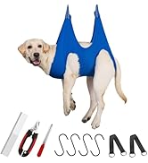Guzekier Dog Grooming Hammock for Medium Dogs, Grooming Hammock for Dog, Doog Grooming Sling, Pet...