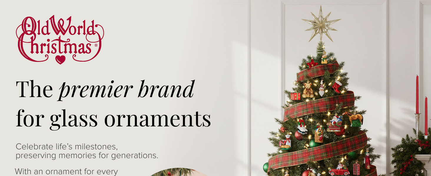 The premier brand for glass ornaments