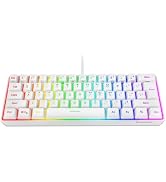 Snpurdiri 60% Wired Gaming Keyboard, 61 Keys RGB Backlit Wrist Rest Ultra-Compact Mini Waterproof...