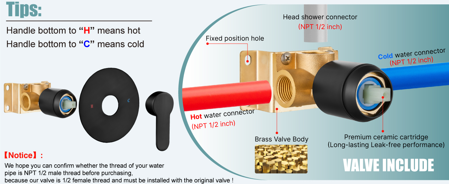 shower faucet set