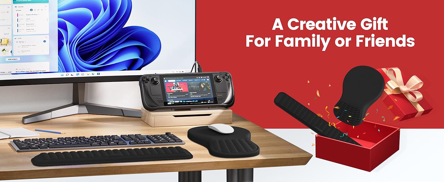 wrist rest for keyboard and mouse