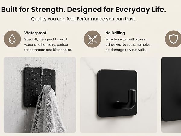 adhesive hooks