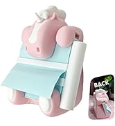 RhyNSky Fridge Sticky Note Holder Suction Pop up Note Dispenser with Pen Holder for Home Accessor...