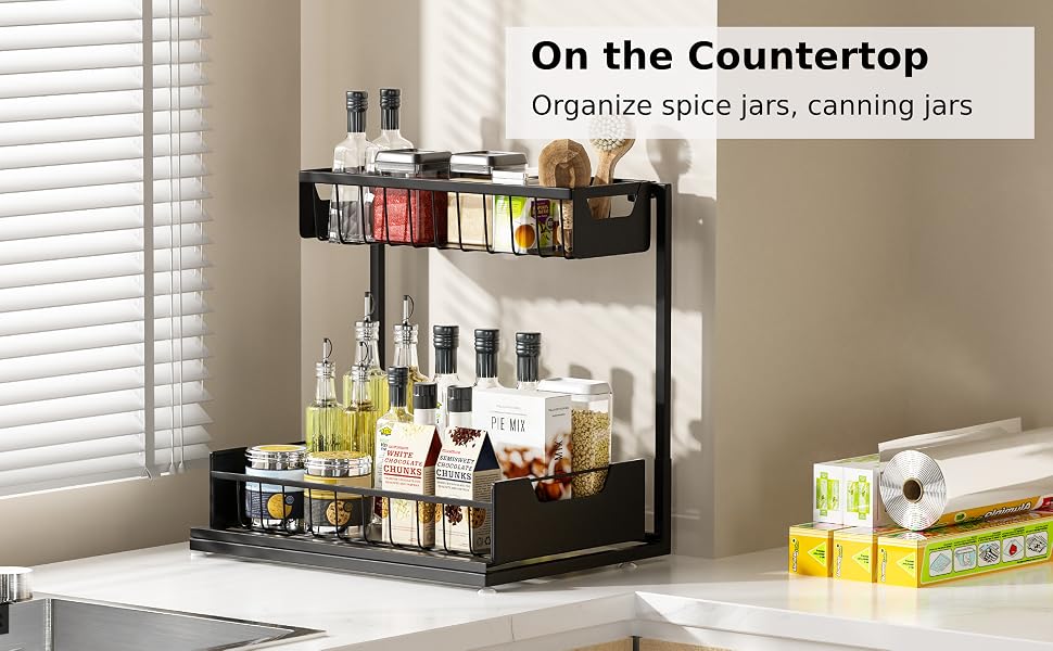 spice rack organizer for countertop