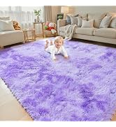Rugs for Living Room 8x10, Alfombras para Salas Fluffy Shag Large Fuzzy Plush Soft Area Rug, Shag...